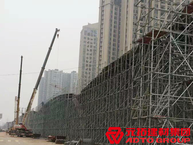 建筑施工承插型盤扣式腳手架一噸每天多少租金？